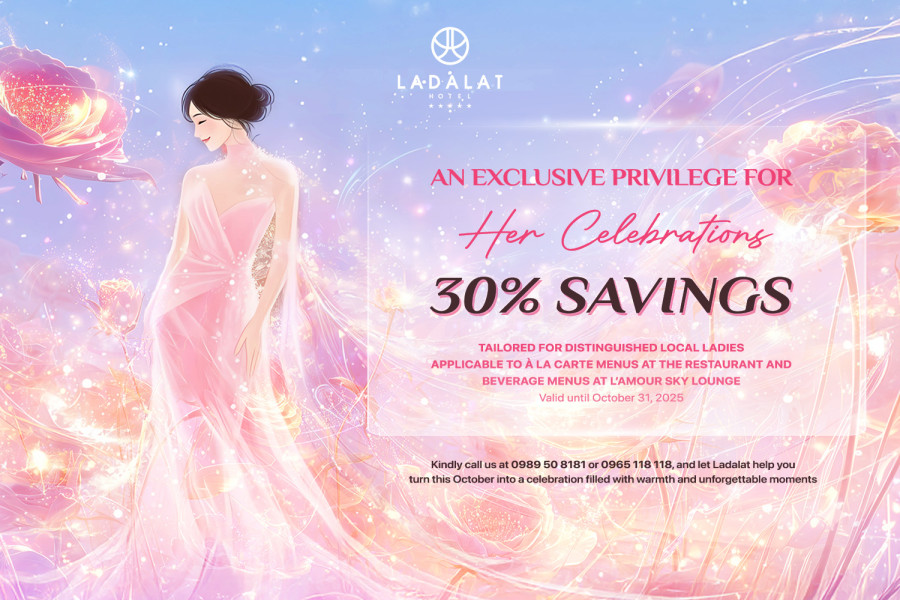 EXCLUSIVE PRIVILEGE FOR HER CELEBRATIONS